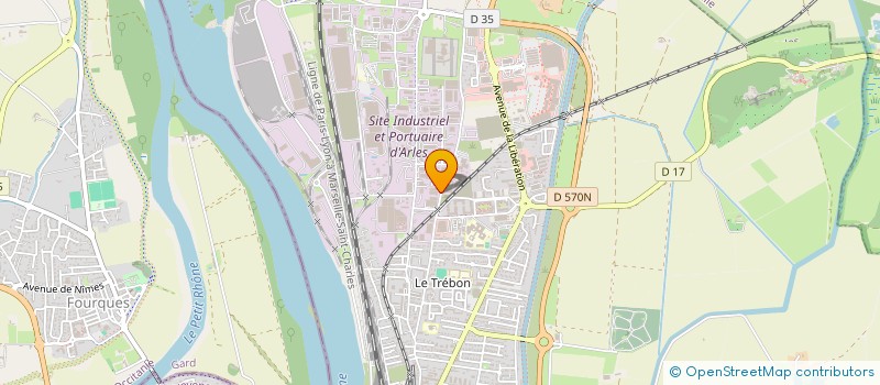 localisation de l'entreprise LES COPS à ARLES