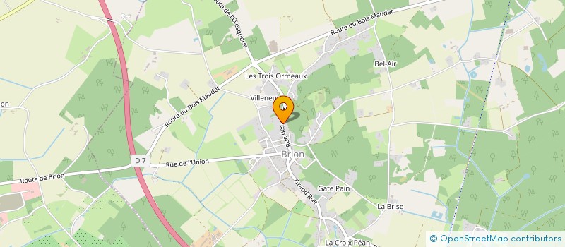 localisation de l'entreprise LES COPS'RAID à BRISSAC LOIRE AUBANCE