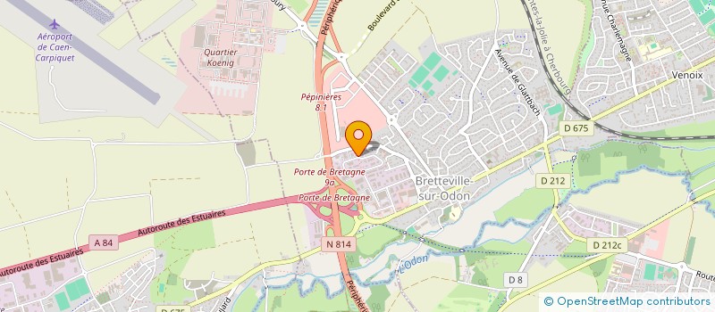 localisation de l'entreprise LES COQUELETS  BRETTEVILLE-SUR-ODON