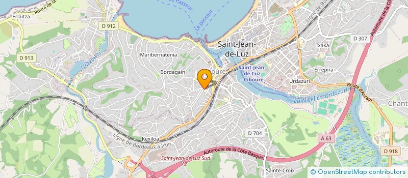 localisation de l'entreprise LES COQUELICOTS  CIBOURE