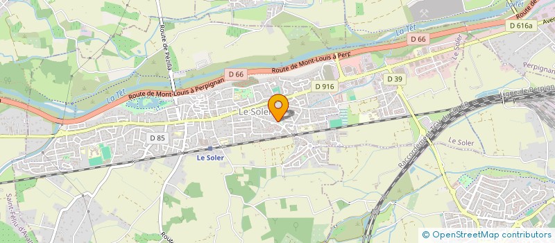 localisation de l'entreprise LES COQUELICOTS  LE SOLER