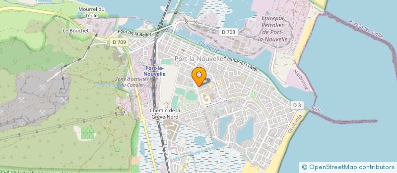 localisation de l'entreprise LES COQUELICOTS  PORT-LA-NOUVELLE