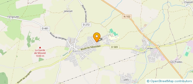 localisation de l'entreprise LES COQUELICOTS  VALS-PRES-LE-PUY