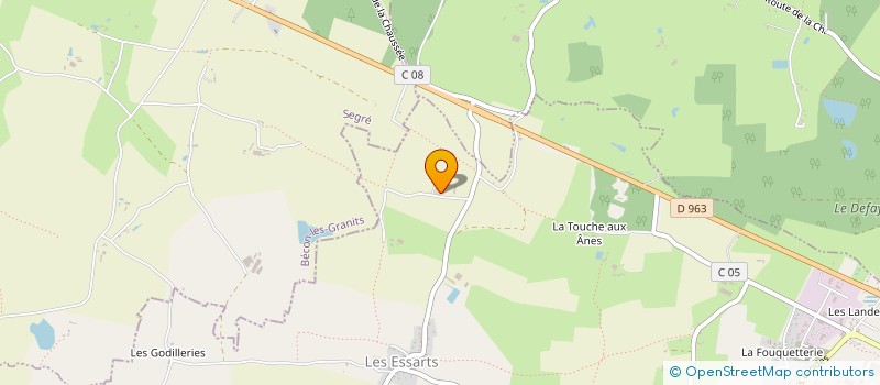 localisation de l'entreprise LES COQUELICOTS à SAINT-LEGER-DE-LINIERES
