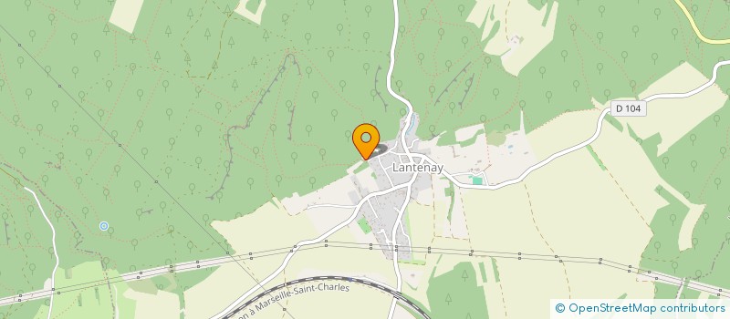 localisation de l'entreprise LES COQUELICOTS  LANTENAY