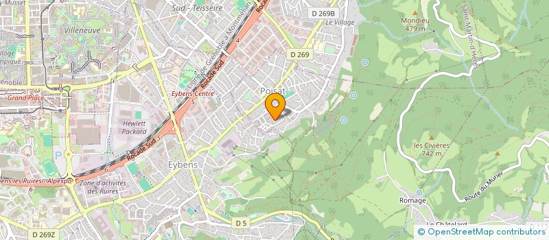 localisation de l'entreprise LES COQUELICOTS  POISAT