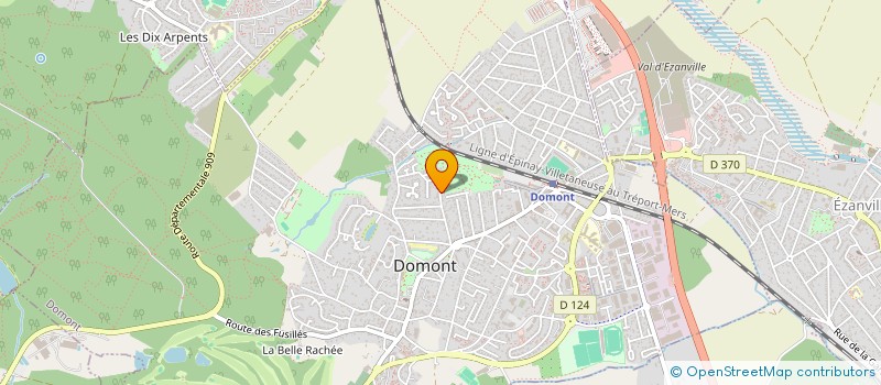 localisation de l'entreprise LES COQUELICOTS  DOMONT