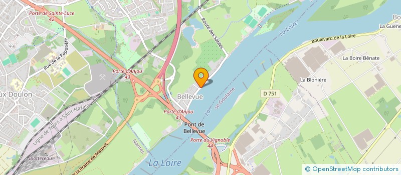 localisation de l'entreprise LES COQUELICOTS DE LA BERLINGUE  SAINTE-LUCE-SUR-LOIRE