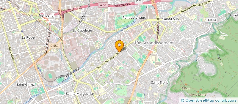localisation de l'entreprise LES COQUELICOTS LES KARAOKES DANSANTS DES CLOWNS à MARSEILLE
