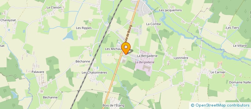 localisation de l'entreprise LES COQUES DE BRESSE  SAINT-ETIENNE-DU-BOIS