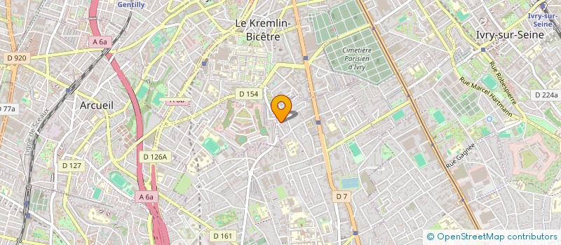 localisation de l'entreprise LES COQUETTES à VILLEJUIF