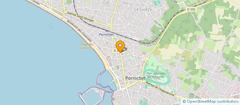 localisation de l'entreprise LES COQUETTES à PORNICHET