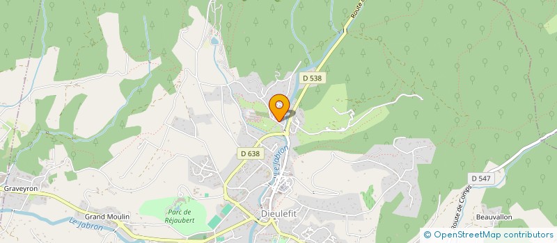 localisation de l'entreprise LES COQUETTES  DIEULEFIT