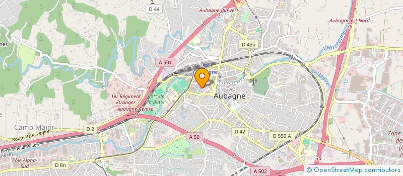 localisation de l'entreprise LES COQUIERES AUBAGNE à AUBAGNE