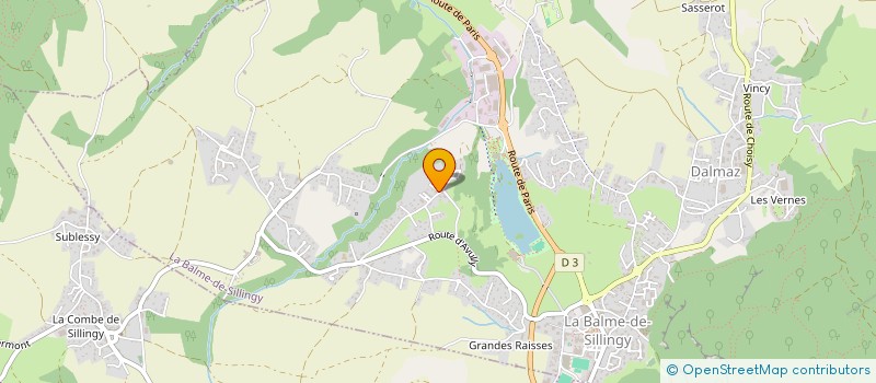 localisation de l'entreprise LES COQUILLAGES  LA BALME-DE-SILLINGY