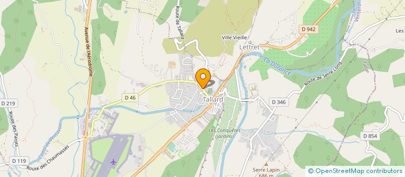 localisation de l'entreprise LES COQUINS D ABORD à TALLARD