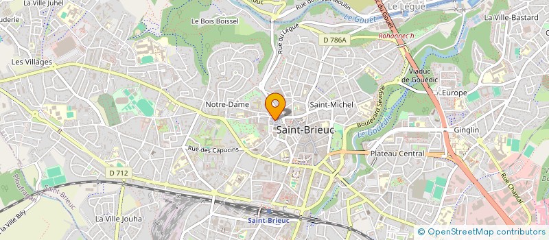 localisation de l'entreprise LES COQUINS D'ACCORD à SAINT-BRIEUC