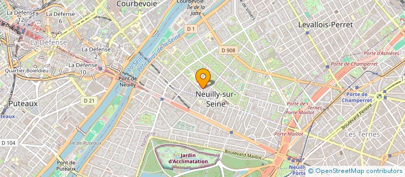 localisation de l'entreprise LES CORDELIERS 4 à NEUILLY-SUR-SEINE