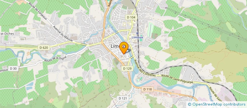 localisation de l'entreprise LES CORDELIERS  LIMOUX