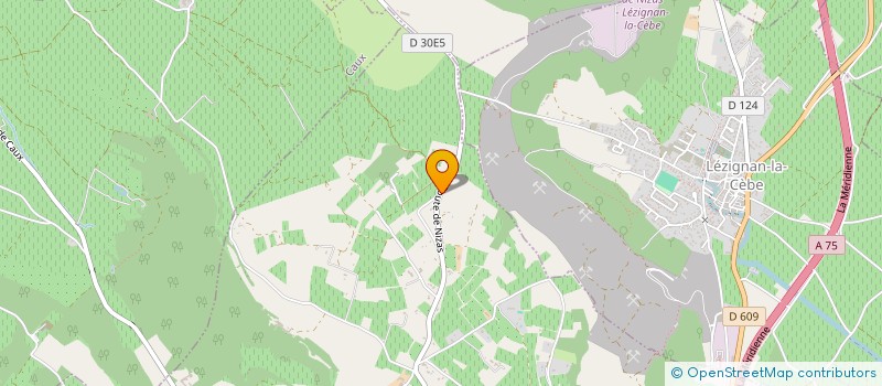 localisation de l'entreprise LES CORDELIERS à PEZENAS