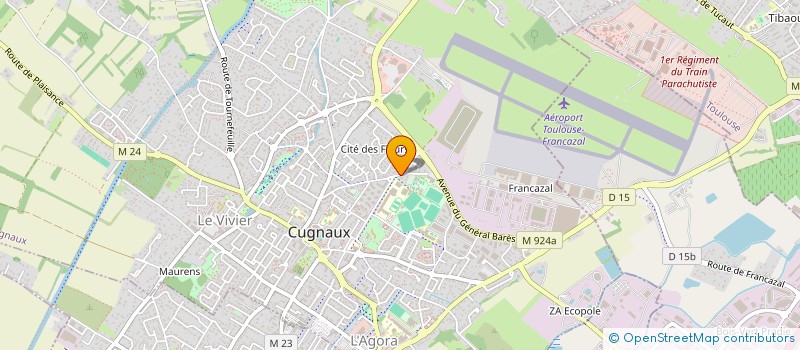 localisation de l'entreprise LES CORDES ROSES à VILLENEUVE-TOLOSANE