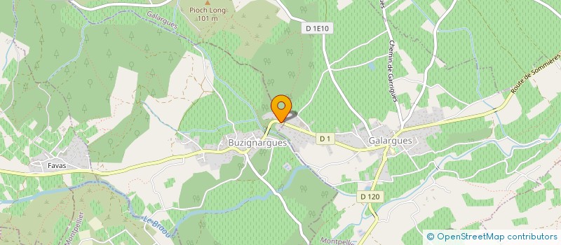 localisation de l'entreprise LES CORDES SENSIBLES  BUZIGNARGUES