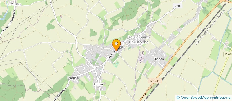 localisation de l'entreprise LES CORDES SYMPATHIQUES  BOURG-SAINT-CHRISTOPHE