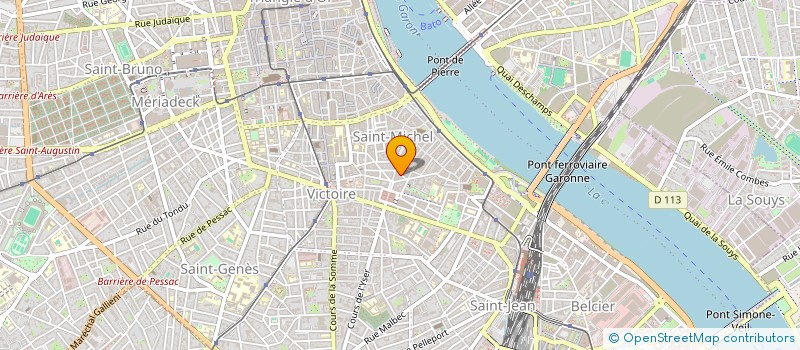 localisation de l'entreprise LES CORDES VERTES  BORDEAUX