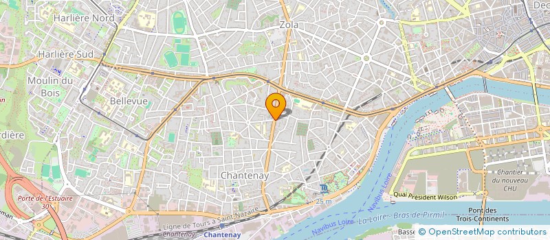 localisation de l'entreprise LES CORDES VERTES  NANTES