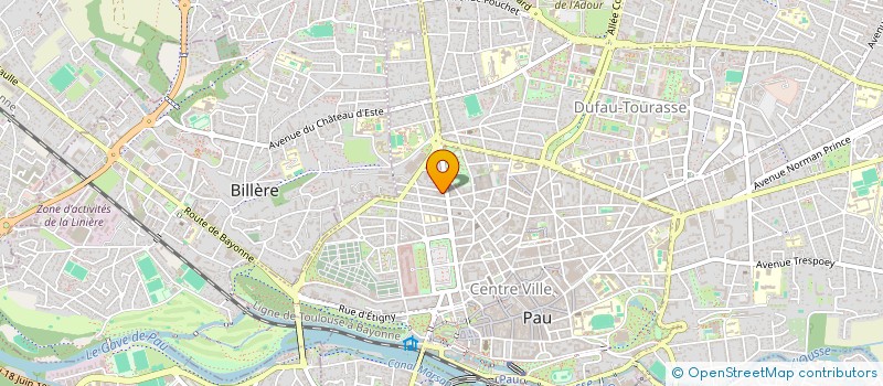 localisation de l'entreprise LES CORDILLERES DU SUD à PAU
