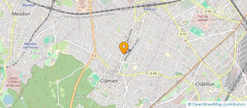 localisation de l'entreprise LES CORDISTES DU BATIMENT à CLAMART