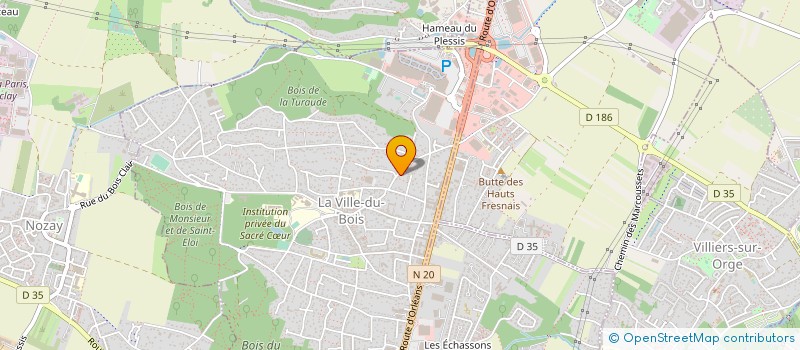 localisation de l'entreprise LES CORDISTES URBAINS à LA VILLE-DU-BOIS