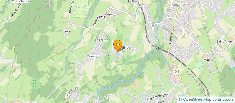 localisation de l'entreprise LES CORDY à REIGNIER-ESERY