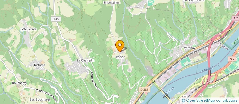 localisation de l'entreprise LES CORENDIES  AMPUIS