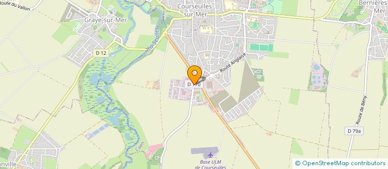 localisation de l'entreprise LES CORFOLANDS à COURSEULLES-SUR-MER
