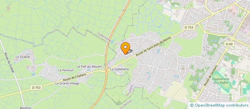 localisation de l'entreprise LES CORMIERS DU MARAIS à SOULLANS