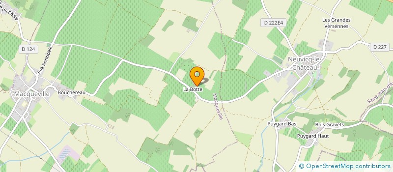 localisation de l'entreprise LES CORNETTES  MACQUEVILLE