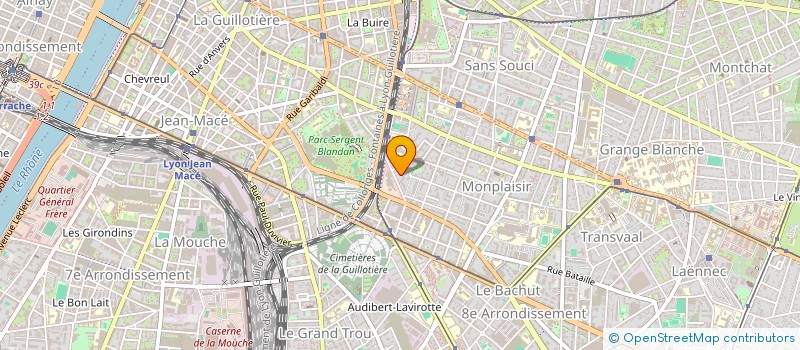 localisation de l'entreprise LES CORNIOLES  LYON