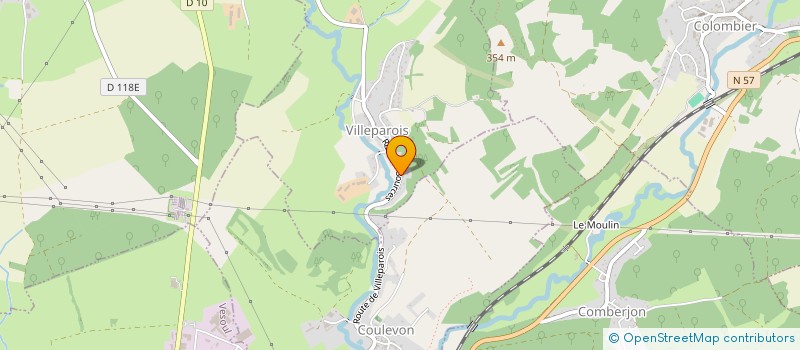 localisation de l'entreprise LES CORROTS  VILLEPAROIS