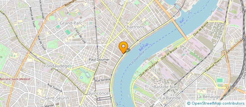 localisation de l'entreprise LES CORSAIRES  BORDEAUX