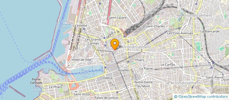 localisation de l'entreprise LES CORSAIRES à MARSEILLE
