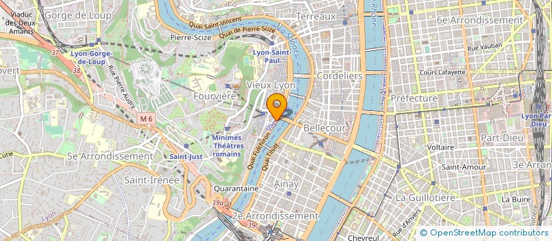 localisation de l'entreprise LES CORSAIRES SARL à LYON