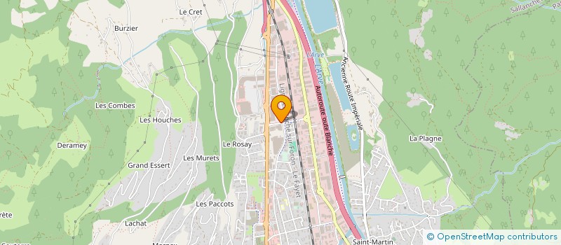 localisation de l'entreprise LES COSMIQUES à SALLANCHES