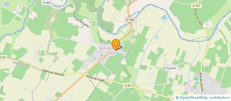 localisation de l'entreprise LES COSMIQUES  TERRANJOU