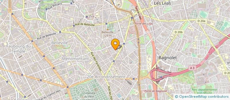 localisation de l'entreprise LES COSMONOTES  PARIS