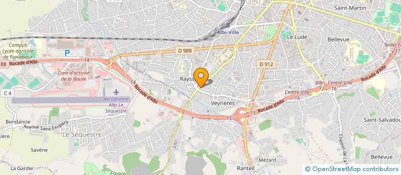 localisation de l'entreprise LES COSTAUDS  ALBI