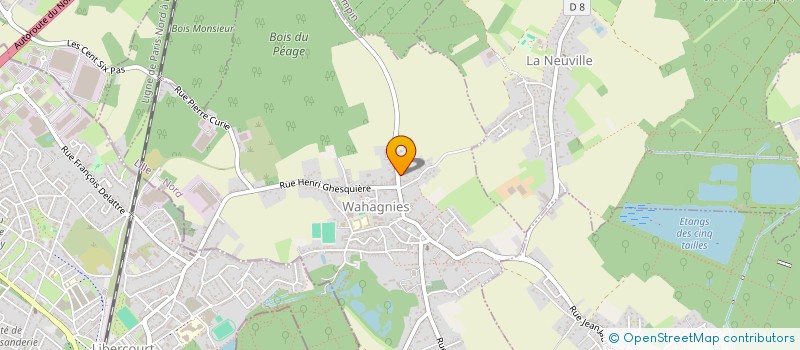 localisation de l'entreprise LES COSYS DAYS  WAHAGNIES