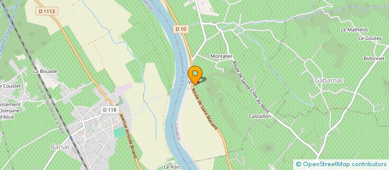 localisation de l'entreprise LES COTEAUX  LOUPIAC