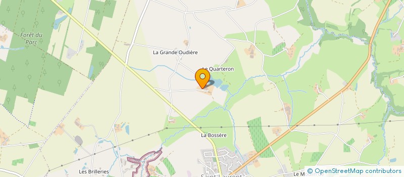 localisation de l'entreprise LES COTEAUX  OREE-D'ANJOU