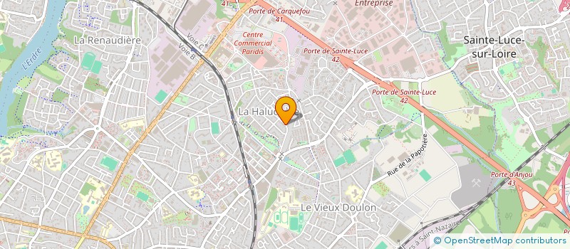 localisation de l'entreprise LES COTEAUX à NANTES